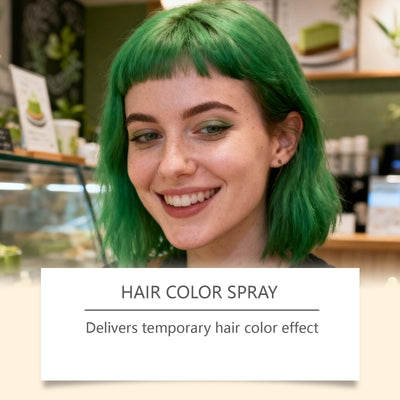 Spray Temporal para Cabello Verde - Color Natural y Duradero para un Look Moderno - Image 4