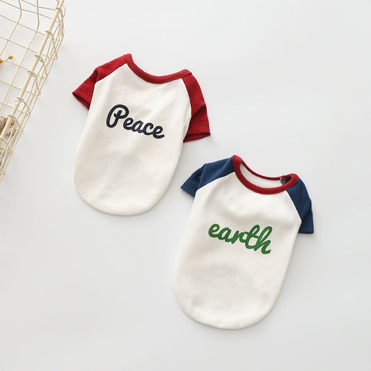 Suéter para Perro con Bordado de Letras y Diseño Fashion