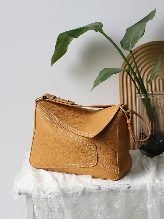 Bolsa Bandolera de Cuero Genuino Vacuno - Mensajero Estilo Profesional - Image 12