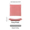 10 Pink Stripes Square Plate