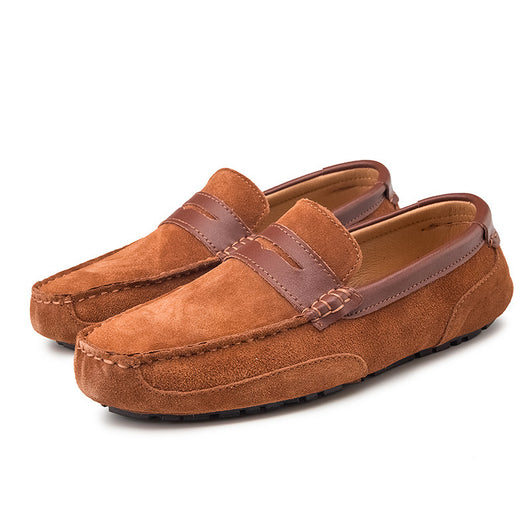 Mocasín de Cuero con Detalles en Contraste - Zapatos Versátiles para Hombre - Image 5