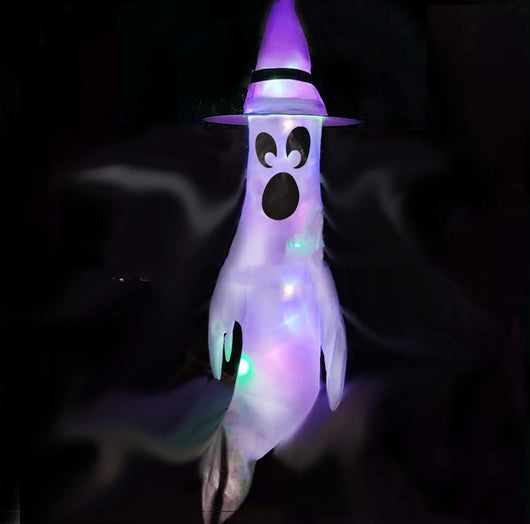 Secador de Cabello Fantasma Halloween - Bandera Decorativa Poliéster - Image 4