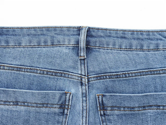 Jeans Cintura Alta con Detalles de Moda Europea y Americana - Image 18