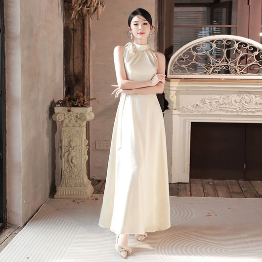 Vestido de Champagne Nicho Lujo para Verano - Image 3
