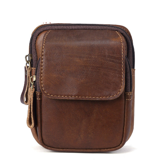Bolsos de Cintura Retro en Cuero para Hombre - Image 6