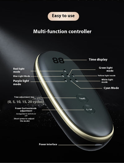 Máscara LED Facial Recargable con Tecnología de Luz de Colores - Image 12