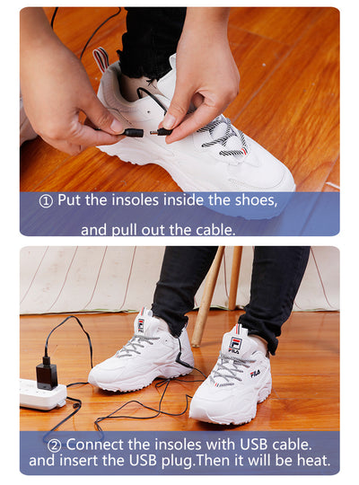 Plantillas Térmicas USB para Zapatos - Calefacción Ajustable para Invierno - Image 28