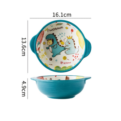 Juego de Platos de Cerámica Infantil con Diseños Animados - Image 30