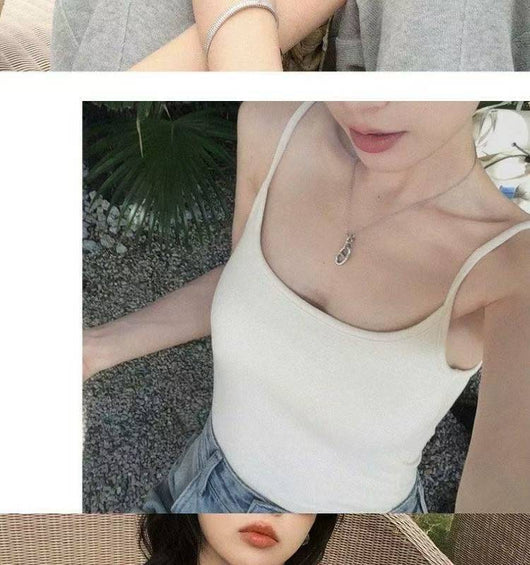 Camiseta Estilo Cómic con Relleno Integrado para el Pecho - Image 18