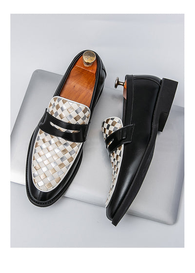 Zapatos de Cuero Casual con Punta Afilada para Hombre - Image 15