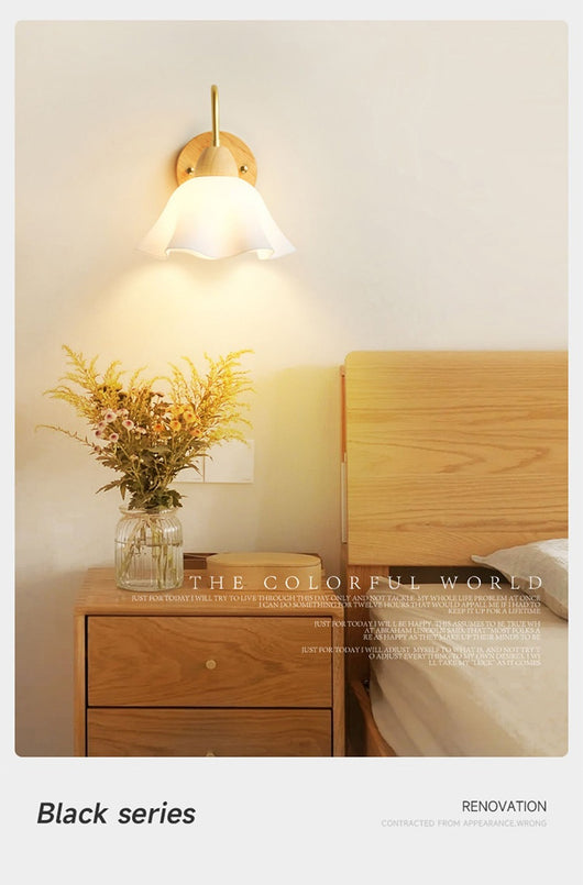 Lámpara de Noche Nórdica en Madera Natural Estilo Minimalista - Image 14