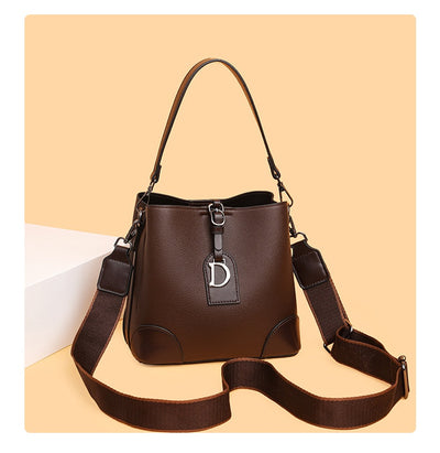 Bolso Bucket Bandolera Bicolor para Mujer - Image 13