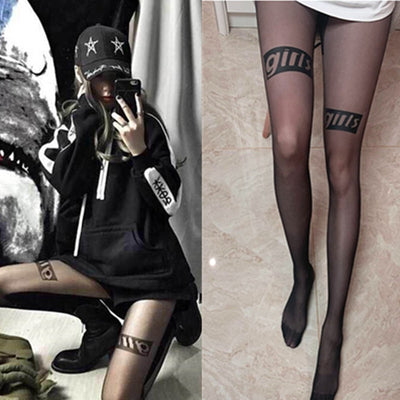 Calcetines Personalizados con Letras Negras - Versátiles e Impresos - Image 7