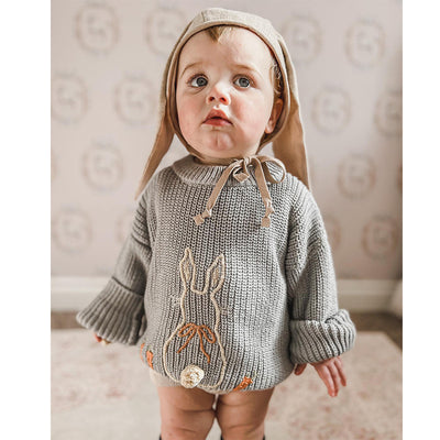 Blusa Infantil de Algodón Puro Estilo INS para Otoño e Invierno - Image 13