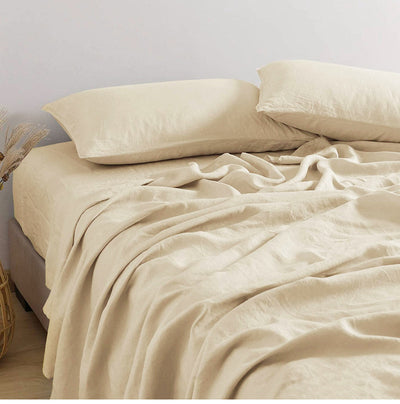 Sábana de Lino Puro Antibacteriana de Una Pieza con Absorción de Transpiración - Image 25