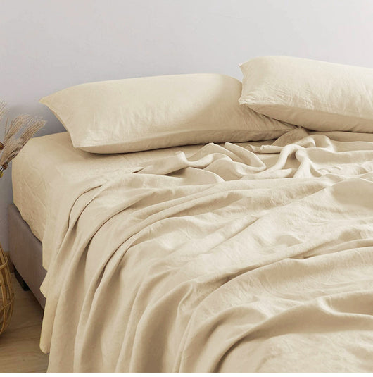 Sábana de Lino Puro Antibacteriana de Una Pieza con Absorción de Transpiración - Image 25