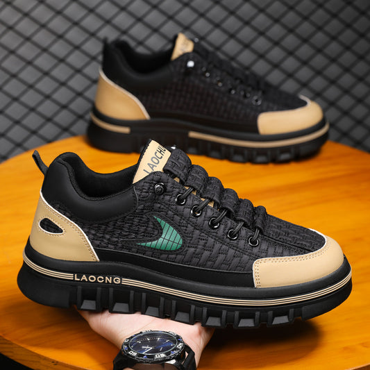 Zapatos Casuales Deportivos para Hombre con Suela Gruesa y Estilo Moderno