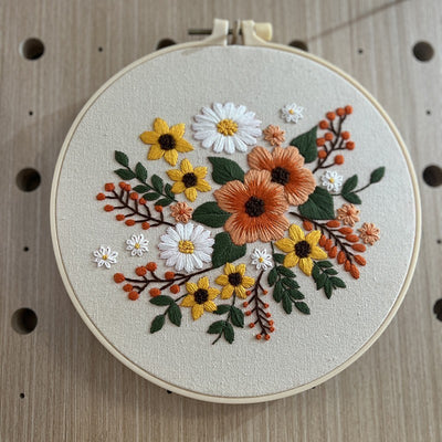 Kit de Costura para Cuadro Tridimensional con Flores Artesanales - Image 31