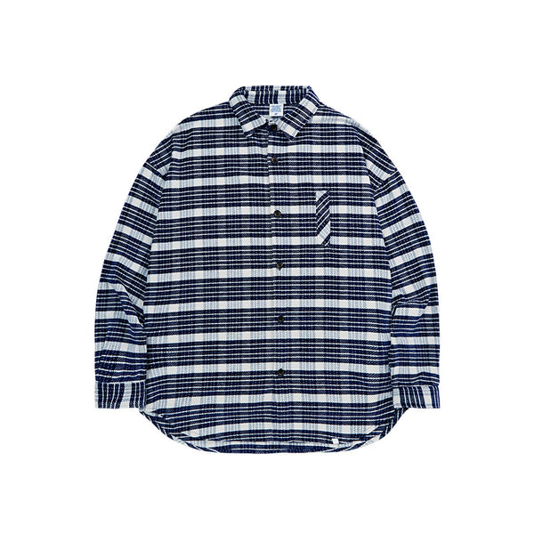 Chaqueta Camisa de Ante a Cuadros para Hombre con Estuche Portabolígrafos - Image 3