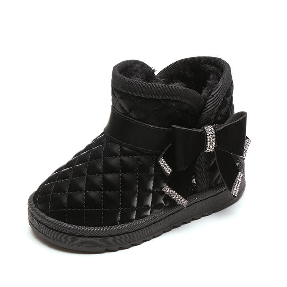 Botas de Nieve para Niñas con Forro Polar Impermeables