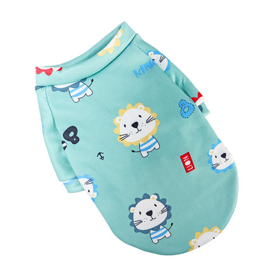 Suéter Floral de Felpa Delgada para Perros - Moda Canina Elegante - Image 6