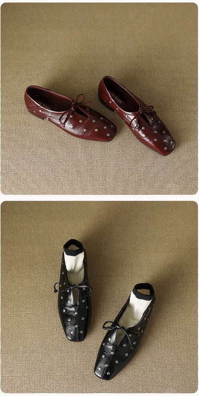 Zapatos Mary Jane de Cuero con Remaches - Elegancia Primaveral - Image 15