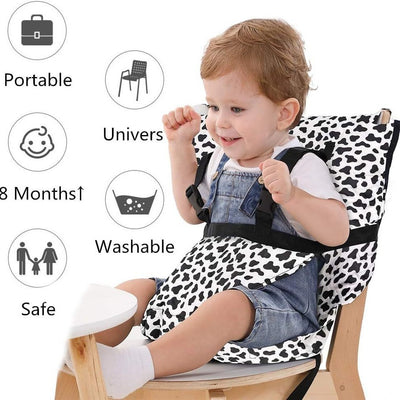 Cinturón de Seguridad Portátil para Silla de Comer - Asiento de Viaje Compacto
