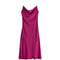 Elegant Dress with Adjustable Straps and Slit Details