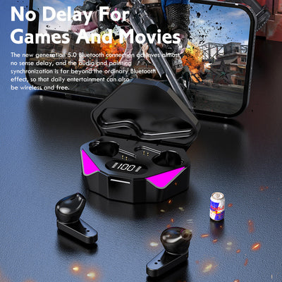 Auriculares Gaming Inalámbricos con Sonido HiFi y Micrófono - Bluetooth sin Latencia - Image 4