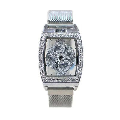 Reloj Elegante para Mujer Resistente al Agua con Diamantes y Flores - Image 23