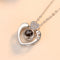 Subloom Heart I Love You Double Peach Heart Platinum