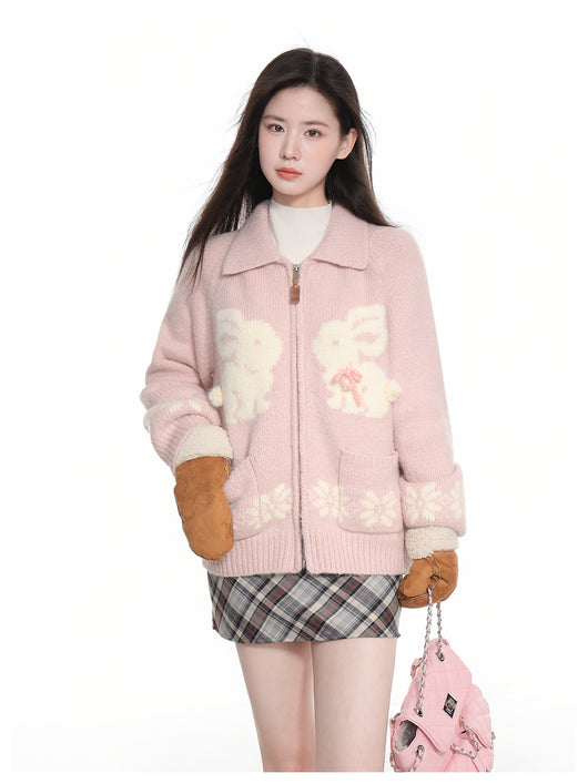 Cardigan de Punto con Doble Cierre y Solapa - Image 11