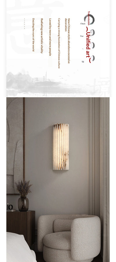 Lámpara de Pared Mármol Lujo Moderno para Habitación Hotel - Image 9