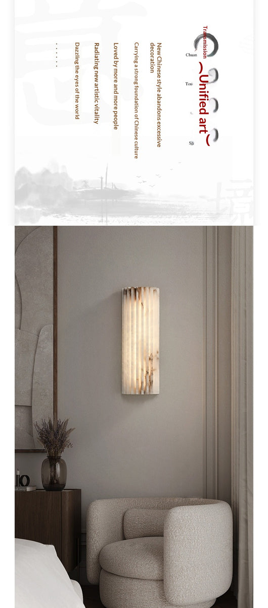Lámpara de Pared Mármol Lujo Moderno para Habitación Hotel - Image 9