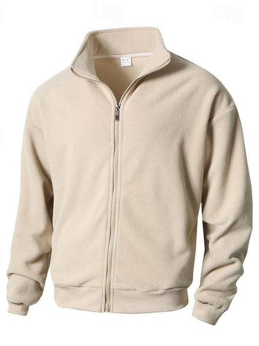 Cardigan Slim Cuello Alto para Hombre - Abrigo Casual Otoño Invierno - Image 4