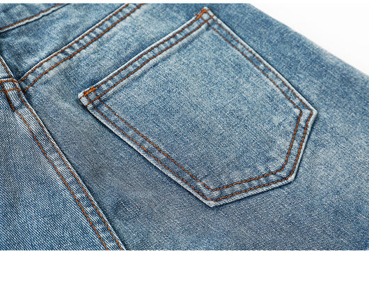 Shorts de Mezclilla Cintura Alta Holgados para Verano - Image 4