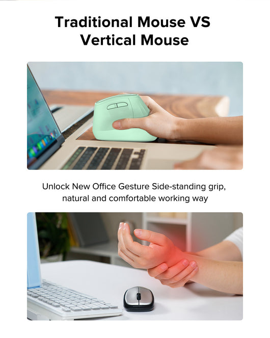 Ratón Inalámbrico Ergonómico Vertical Premium - Image 20