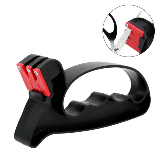 Afilador 2 en 1 para Cuchillos y Tijeras - Herramienta de Cocina Portátil