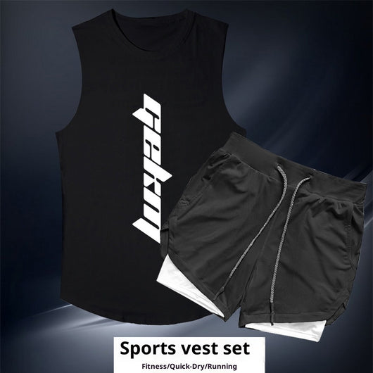 Conjunto Deportivo para Hombre - Chaleco y Shorts para Correr y Entrenamiento - Image 6