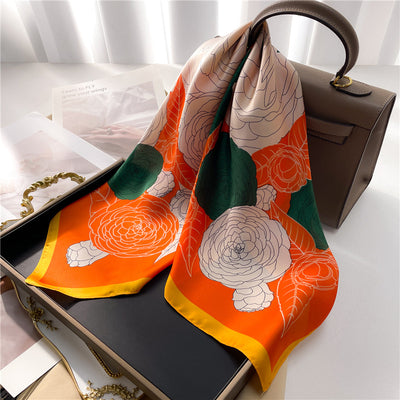 Pañoleta Estampada Efecto Seda - Accesorio Versátil para Mujer - Image 3
