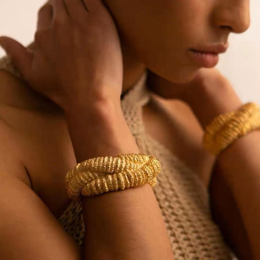 Pulsera de Textura Retro con Personalidad