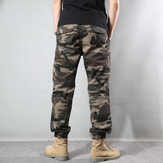 Pantalones Cargo Retro Estilo Japonés con Camuflaje y Corte Tobillero - Image 24