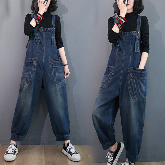Jumpsuit Holgado de Moda Talla Grande - Casual y Trendy