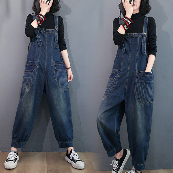 Jumpsuit Holgado de Moda Talla Grande - Casual y Trendy