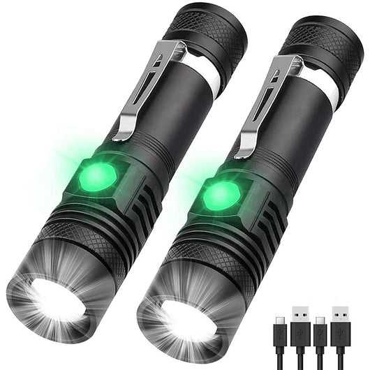 Linterna LED T6 Telescópica Recargable USB - Iluminación Potente para Exteriores - Image 4