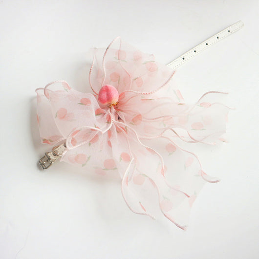 Collar de Cuero para Mascotas con Moño - Accesorios para Fotos - Image 9