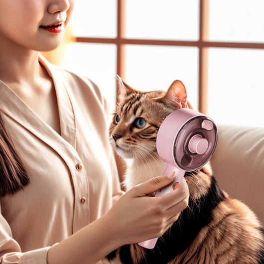 Cepillo Spa para Mascotas con Vapor - Deslanador USB Recargable para Perros y Gatos - Image 14