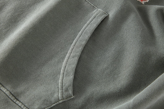 Sudadera con Capucha Estampado Calavera y Huesos Diseño Oversize - Image 13