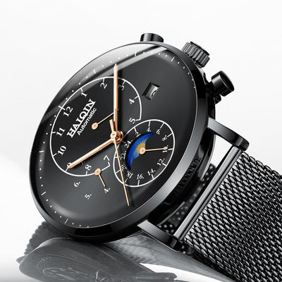 Reloj Mecánico Automático Resistente al Agua con Esfera Grande para Hombre - Image 10