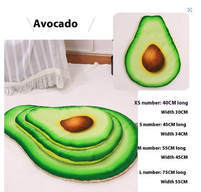 Cama Térmica 3D para Mascotas - Diseño Pizza, Aguacate y Tostada - Image 30